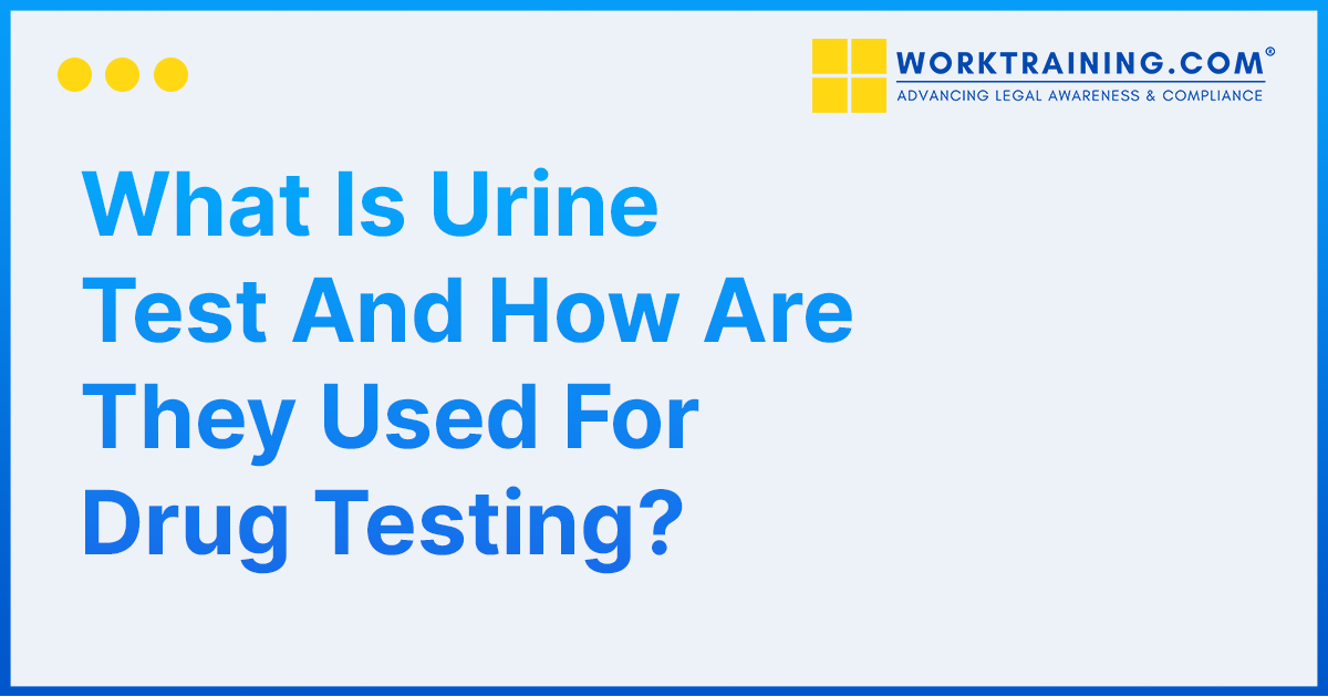 What Is Urine Test And How Are They Used For Drug Testing