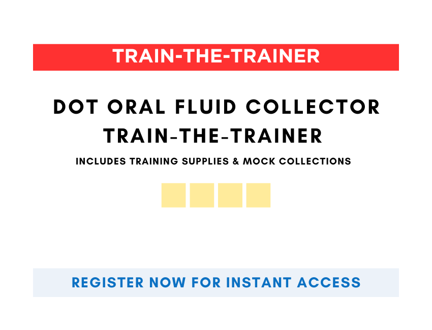 TraintheTrainer Courses for Drug Testing